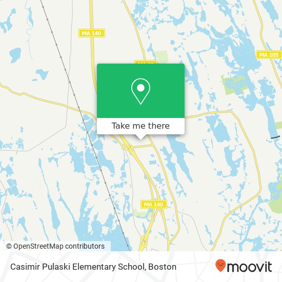 Mapa de Casimir Pulaski Elementary School