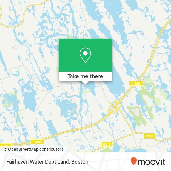 Mapa de Fairhaven Water Dept Land