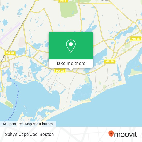 Mapa de Salty's Cape Cod