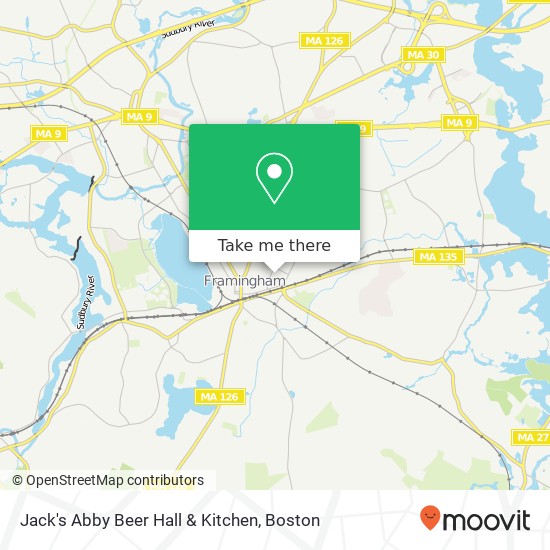 Mapa de Jack's Abby Beer Hall & Kitchen