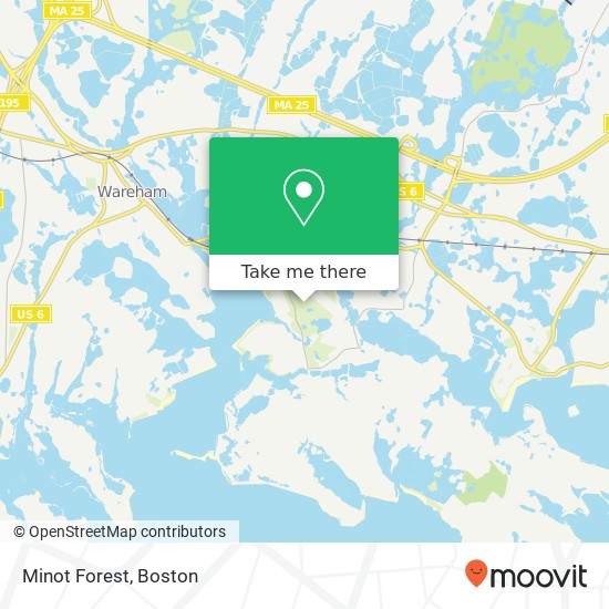 Mapa de Minot Forest