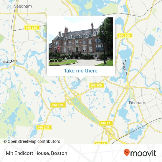 Mapa de Mit Endicott House