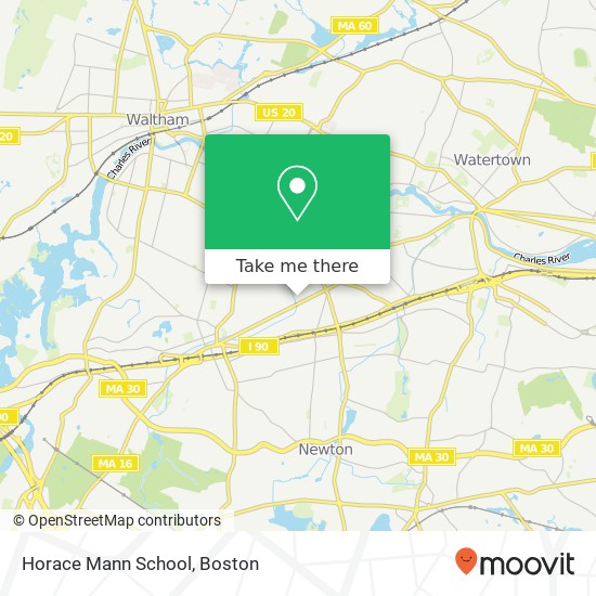 Mapa de Horace Mann School