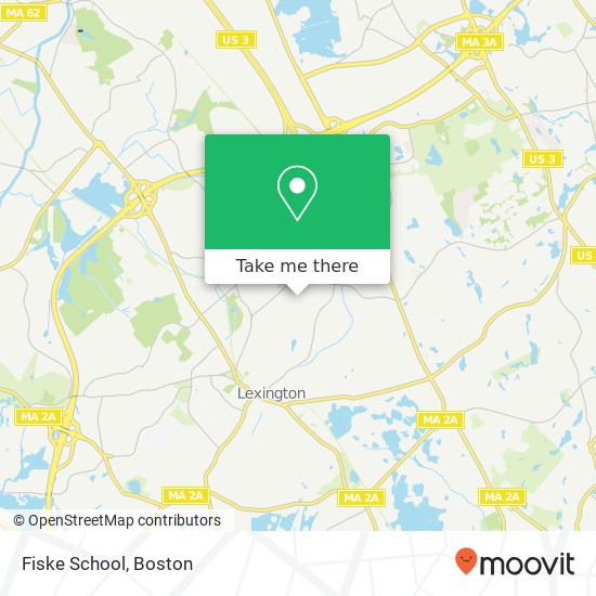 Fiske School map