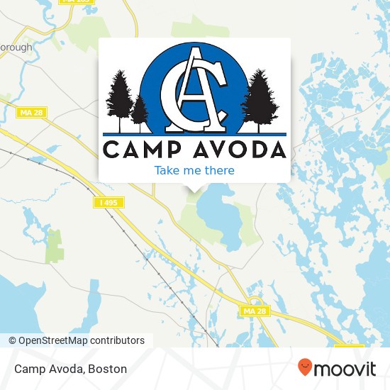 Camp Avoda map