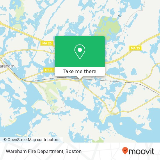 Mapa de Wareham Fire Department