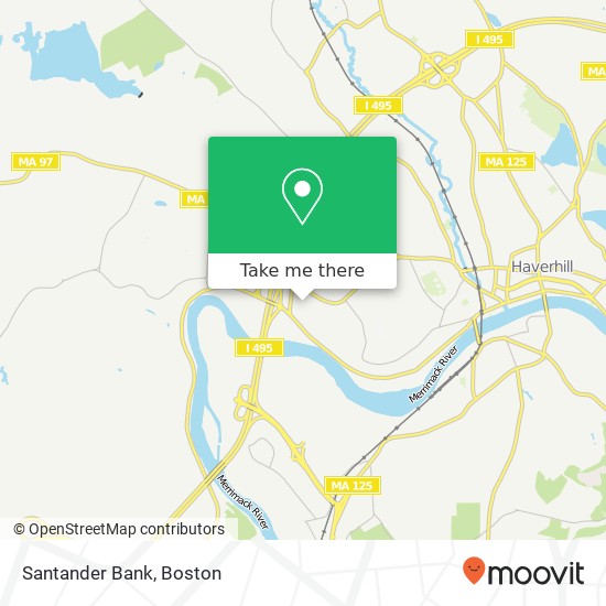 Santander Bank map