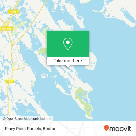 Mapa de Piney Point Parcels