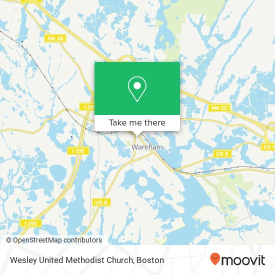 Mapa de Wesley United Methodist Church