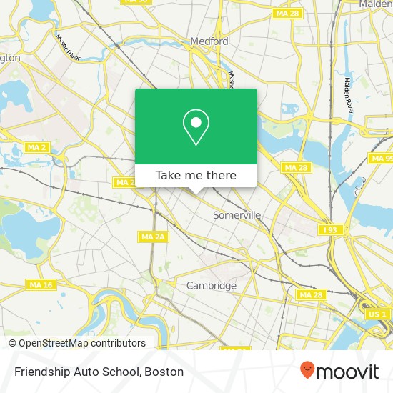 Friendship Auto School map