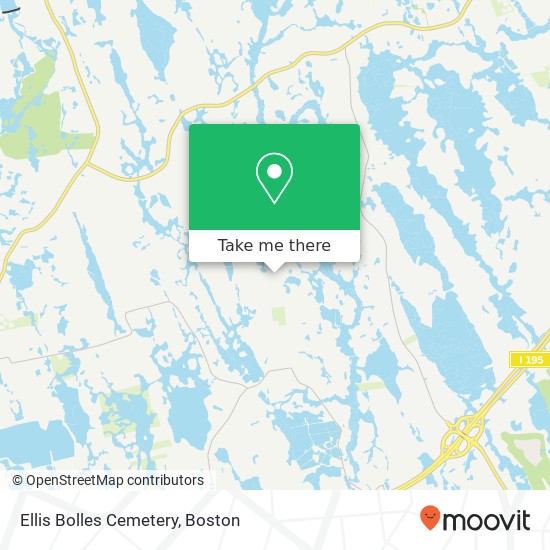 Ellis Bolles Cemetery map