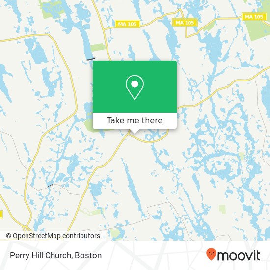 Perry Hill Church map