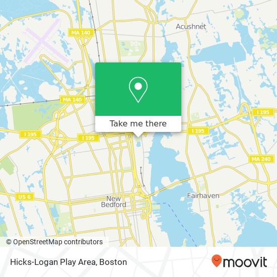Mapa de Hicks-Logan Play Area