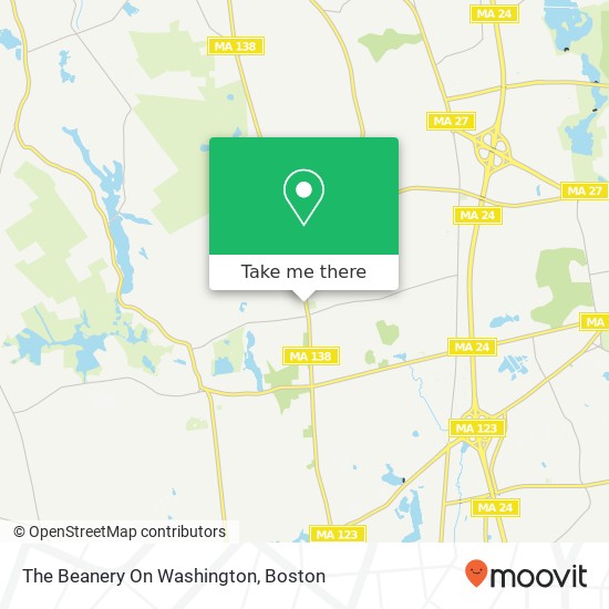 Mapa de The Beanery On Washington