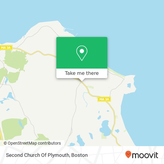 Second Church Of Plymouth map