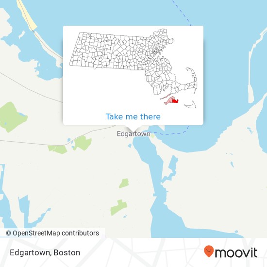 Mapa de Edgartown