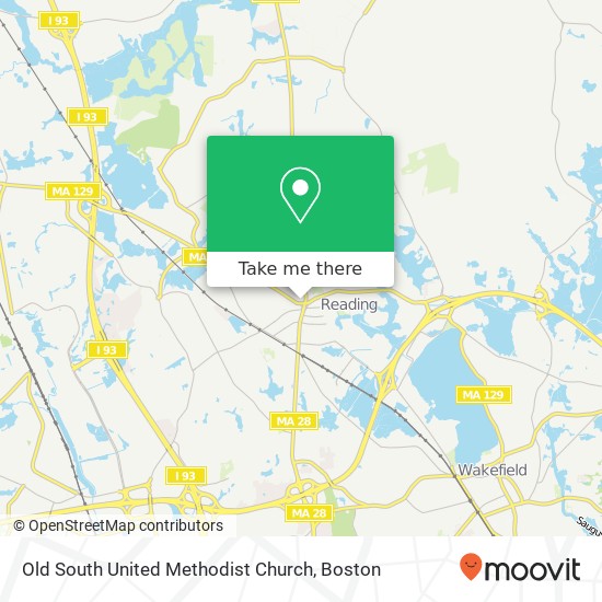 Mapa de Old South United Methodist Church