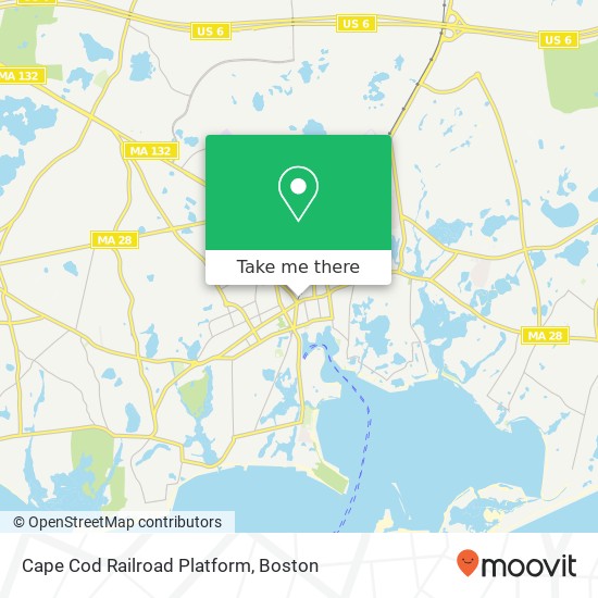 Cape Cod Railroad Platform map