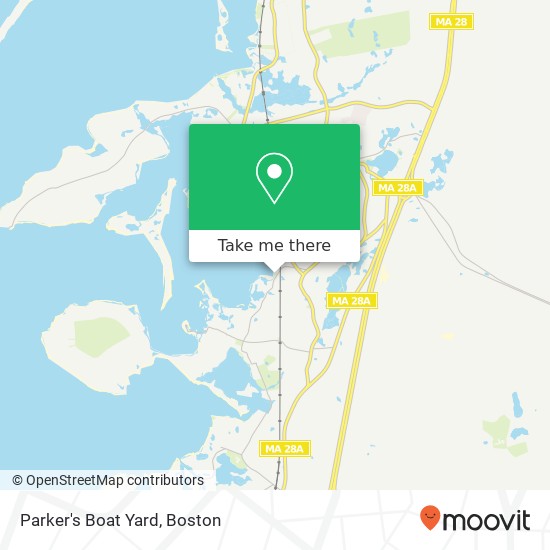 Mapa de Parker's Boat Yard
