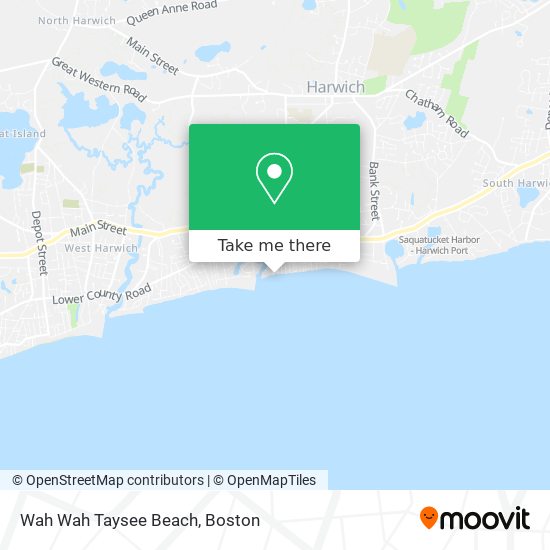 Wah Wah Taysee Beach map