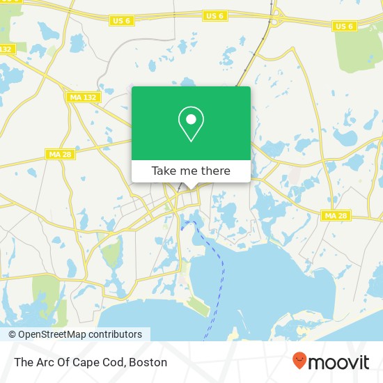 The Arc Of Cape Cod map