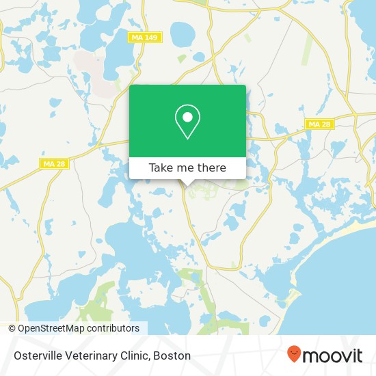 Osterville Veterinary Clinic map