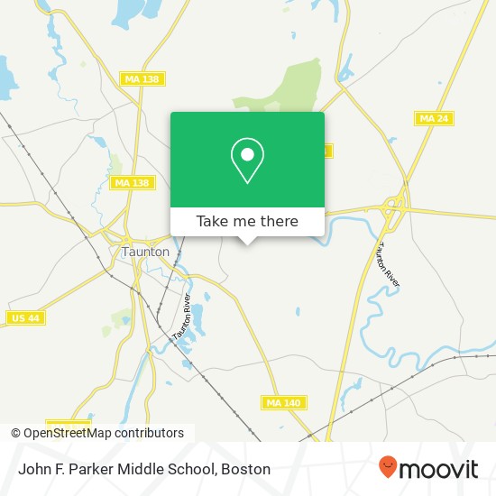 Mapa de John F. Parker Middle School