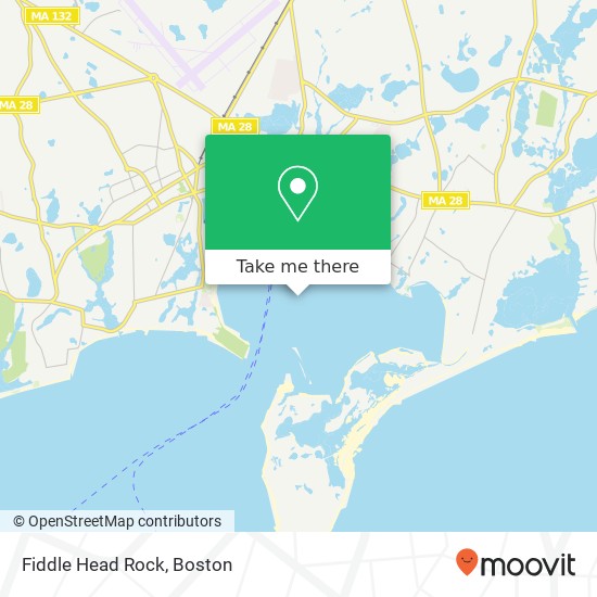 Fiddle Head Rock map