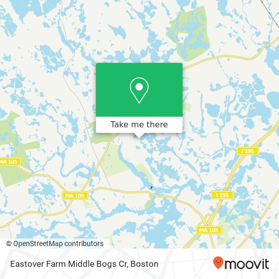 Eastover Farm Middle Bogs Cr map