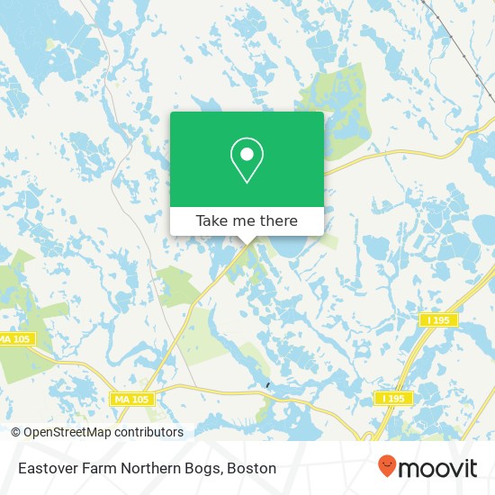 Eastover Farm Northern Bogs map