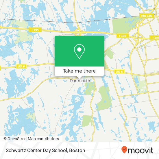Schwartz Center Day School map