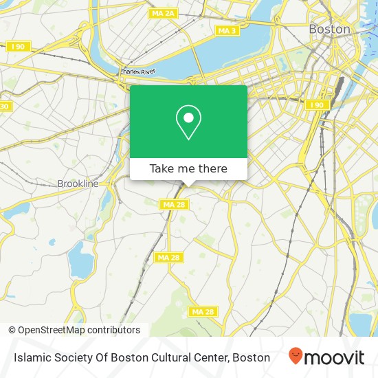 Islamic Society Of Boston Cultural Center map