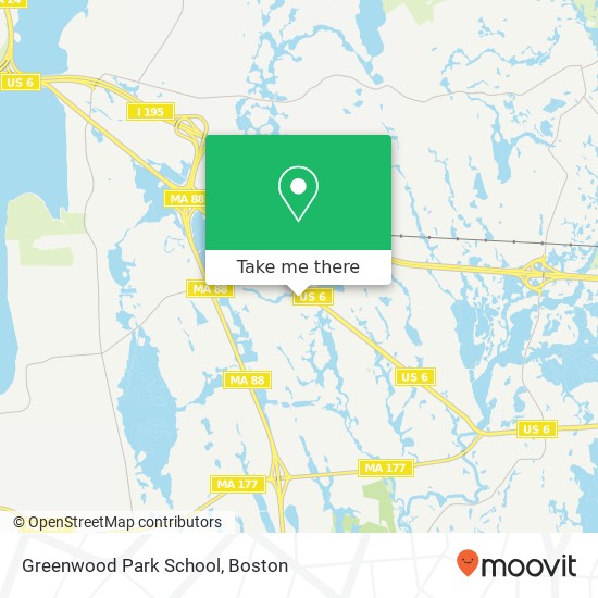 Greenwood Park School map