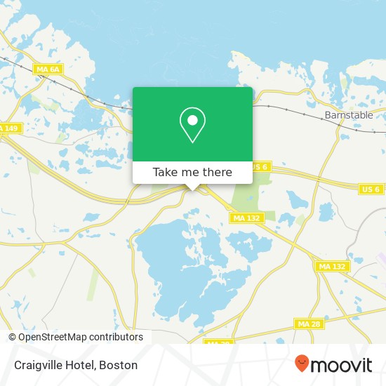 Craigville Hotel map