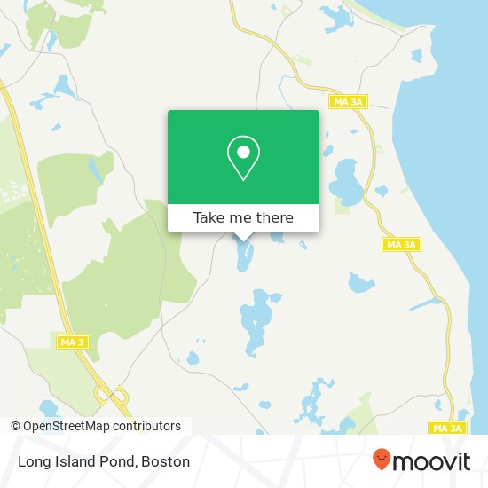 Long Island Pond map