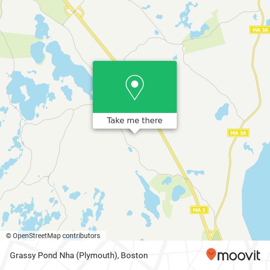 Grassy Pond Nha (Plymouth) map