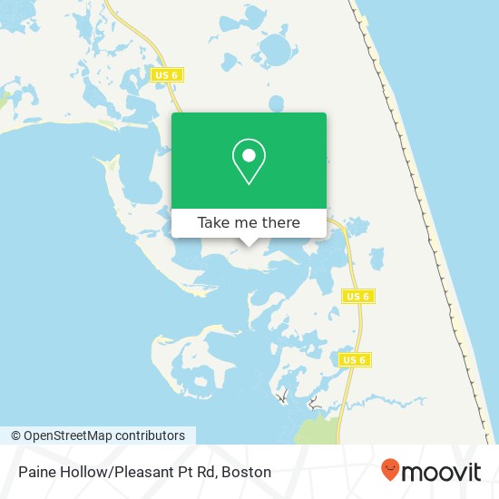 Paine Hollow/Pleasant Pt Rd map