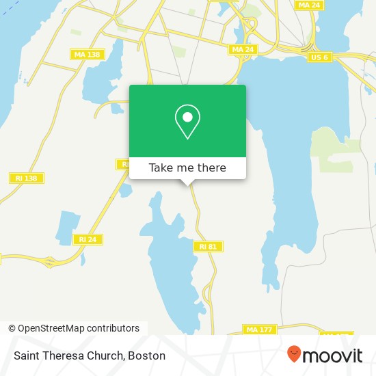 Saint Theresa Church map