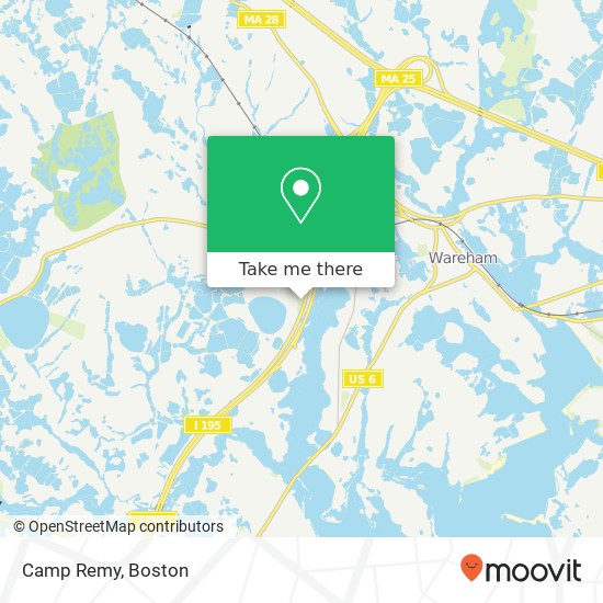 Camp Remy map