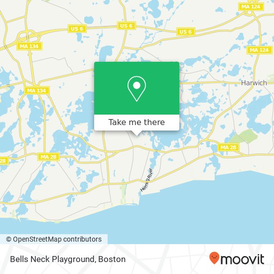 Bells Neck Playground map