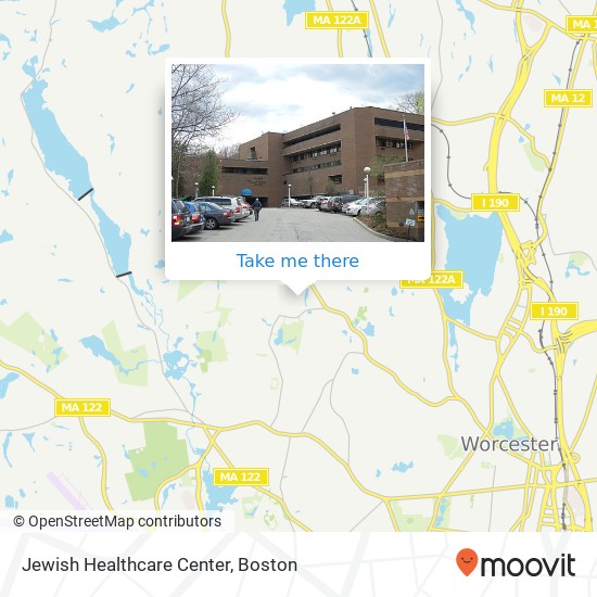 Mapa de Jewish Healthcare Center