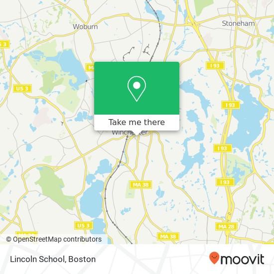 Lincoln School map