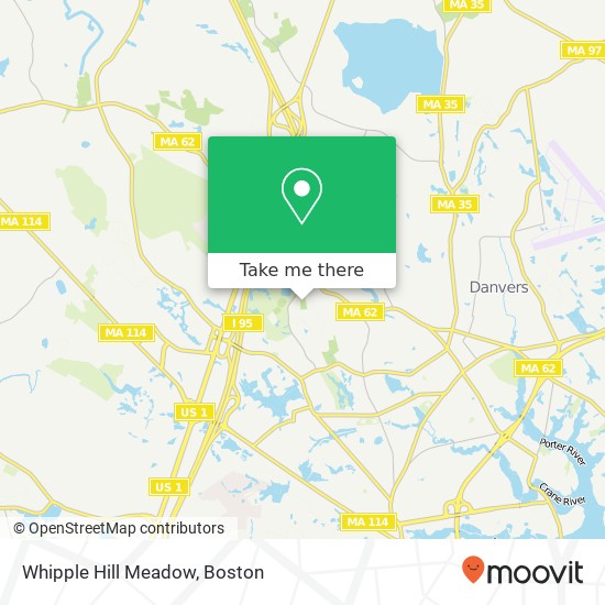 Mapa de Whipple Hill Meadow