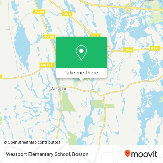 Westport Elementary School map