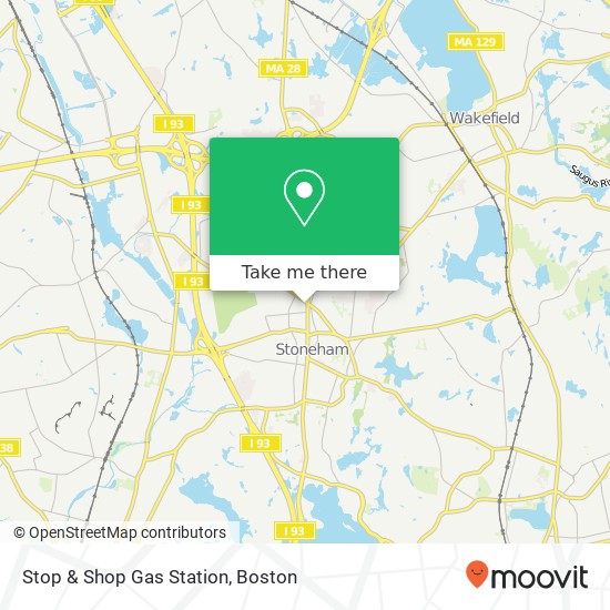 Stop & Shop Gas Station map