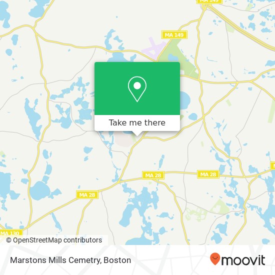 Mapa de Marstons Mills Cemetry