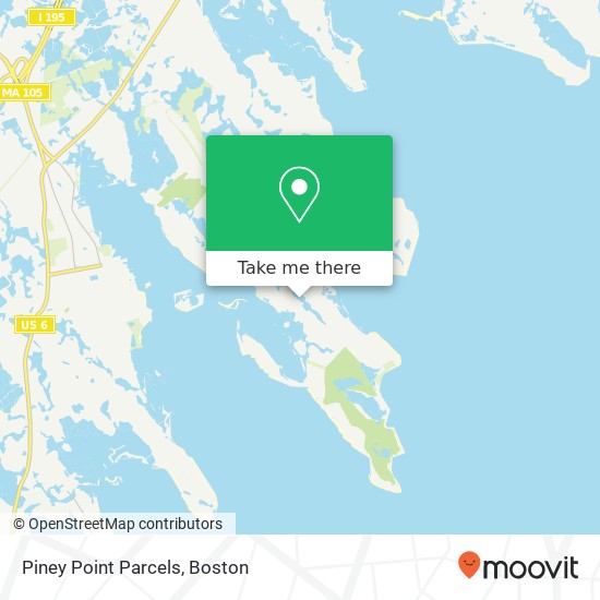 Piney Point Parcels map