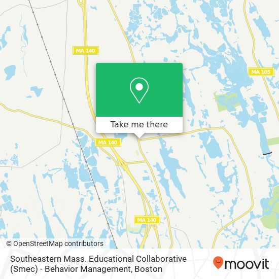 Mapa de Southeastern Mass. Educational Collaborative (Smec) - Behavior Management