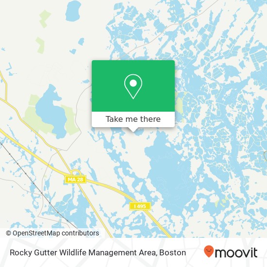 Rocky Gutter Wildlife Management Area map