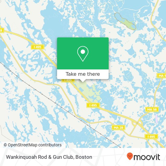 Mapa de Wankinquoah Rod & Gun Club